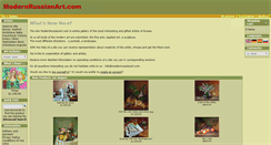 Desktop Screenshot of modernrussianart.com