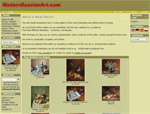 Tablet Screenshot of modernrussianart.com